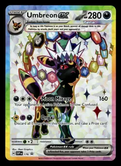 Espeon ex SVP 175 & Umbreon ex SVP 176 Black Star Promo set Pokemon Card - Image 4
