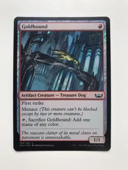 Goldhound Foil MTG Magic the Gathering Card NM Near Mint SNC - Image 1