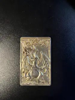 Pokemon Charizard Trading Card 23k Gold Plated Burger King 1999 Card Only - Image 2