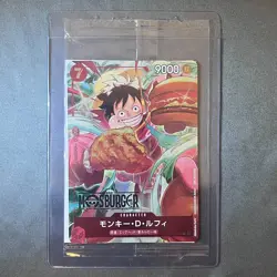 Monkey D. Luffy P-080 MOS BURGER PROMO Sealed ONE PIECE Card Japanese *US SELLER - Image 1