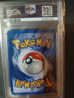 Pokemon TCG Slowking Holo Rare Card 14/111 Neo Genesis Vintage PSA 7 NM 2000 - Image 2