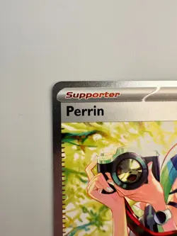 Pokemon TCG Perrin Card 220/167 Twilight Masquerade Special Illustration Rare - Image 3