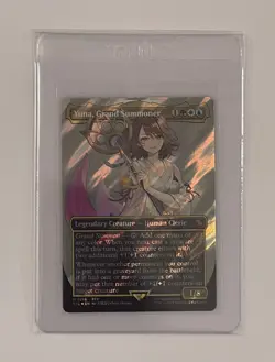 Yuna, Grand Summoner M 0216 Borderless SURGE Foil Commander Final Fantasy MtG - Image 3