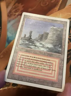 MTG Magic the Gathering Revised Dual Land PLATEAU read description - Image 3