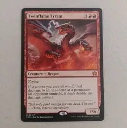 Twinflame Tyrant - Foundations MTG NM - Image 1