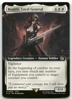 Beatrix, Loyal General (Extended Art) #426 MTG Final Fantasy FIN NM X1 - Image 1