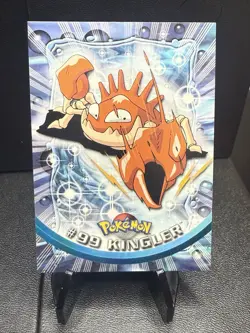 Kingler #99 Topps Blue Label TV Animation Edition Non Holo Pokemon 1999 - Image 1