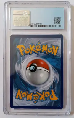 CGC 8.5 Pikachu 35/108 Cracked Ice Holo Pikachu Power Pokemon 2016 Evolutions - Image 2