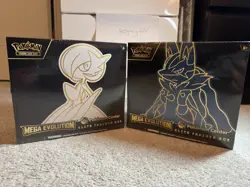 Pokemon Center Mega Evolution Gardevoir & Lucario ETB Elite Trainer Box Sealed - Image 1
