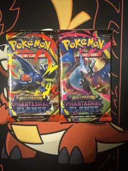 Pokemon Phantasmal Flames Booster Packs - FACTORY SEALED 2 Packs - Image 1