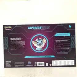 Pokemon TCG - Vaporeon VMAX Premium Collection Box New Factory Sealed - Image 3