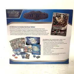 Pokemon TCG: STELLAR CROWN Pokemon Center Exclusive Elite Trainer Box ETB SEALED - Image 2