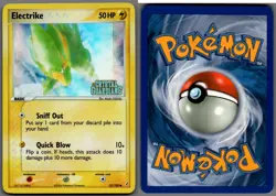 2006 Pokemon, EX Crystal Guardians, #52/100 Electrike, Reverse Holo Common (b) - Image 1