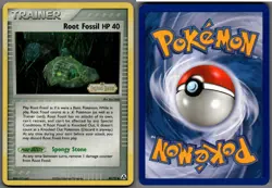 2006 Pokemon, EX Legend Maker, #80/92 Root Fossil HP 40, Reverse Holo Common - Image 1