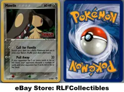 2007 Pokemon, EX Power Keepers, #17/108 Mawile, Reverse Holo Rare (c) - Image 1