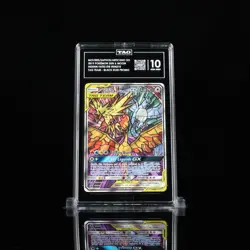 2019 POKEMON MOLTRES& ZAPDOS& ARTICUNO GX BLACK STAR PROMO FULL ART SM210 TAG 10 - Image 1
