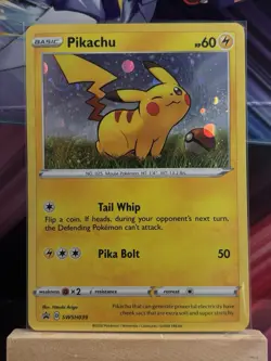 Pokemon - Pikachu SWSH039 - Black Star Promo - SWIRL - LP - Image 2