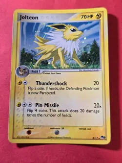 2006 Pokemon Organized Play Series 3 #3B Jolteon HOLO, Rare, cd2 - Image 1