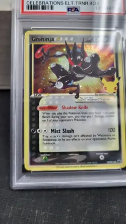 2021 GRENINJA GOLD STAR CELEBRATIONS CLASSIC COLLECTION POKEMON PSA 6 #SWSH144 - Image 4