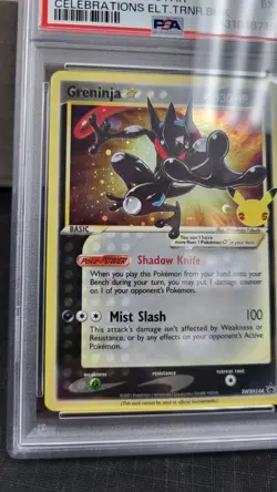 2021 GRENINJA GOLD STAR CELEBRATIONS CLASSIC COLLECTION POKEMON PSA 5 #SWSH144 - Image 4
