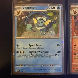 Vaporeon 168, Flareon 167, Jolteon 169 Black Star Promos Pokemon Prismatic Evo - Image 2