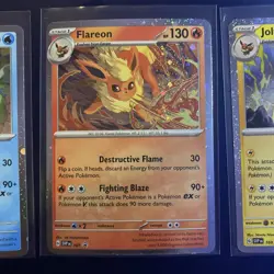 Vaporeon 168, Flareon 167, Jolteon 169 Black Star Promos Pokemon Prismatic Evo - Image 3