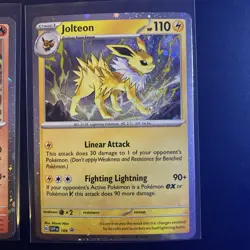 Vaporeon 168, Flareon 167, Jolteon 169 Black Star Promos Pokemon Prismatic Evo - Image 4