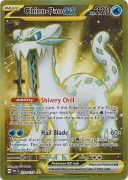 Lightly Played Chien-Pao ex - 274/193 - Hyper Rare Pokemon Paldea Evolved - Image 1