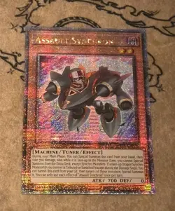 Yugioh Assault Synchron BLMR-EN003 1st Edition Quarter Century Secret Rare NM - Image 1