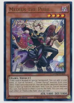 Yugioh! Medius the Pure DUAD-EN008 Ultra Rare 1st Ed NM - Image 1