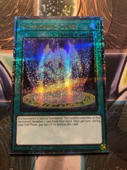 *** SUMMONING CURSE *** QUARTER CENTURY SECRET RARE RA03-EN057 YUGIOH - Image 1