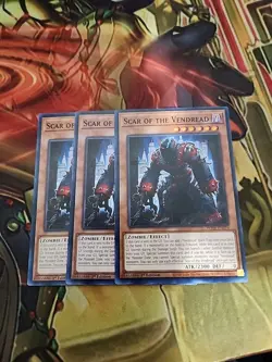 3X Scar of the Vendread - POTE-EN024 Common 1ST ED NM Yugioh - Image 1