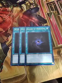 3X Allure of Darkness - WISU-EN054 - Rare 1ST ED NM Yugioh - Image 1
