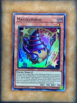 Yugioh Magikuriboh BACH-EN001 Super Rare 1st Ed NM - Image 1