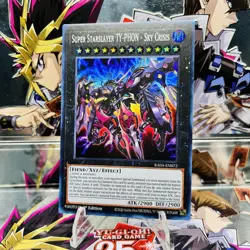 Yugioh Super Starslayer TY-PHON - Sky Crisis RA04-EN072 Super Rare 1st Near Mint - Image 1