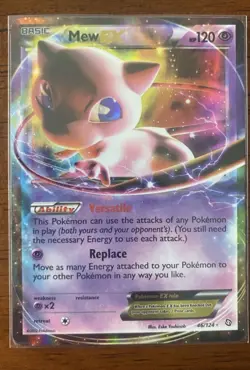 Pokemon Mew-EX Holo Rare TCG Card Dragons Exalted 46/124 - Image 1