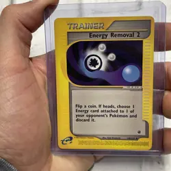 Pokemon Card - Expedition 140/165 - ENERGY REMOVAL 2 (uncommon) - LP+ Vintage - Image 1