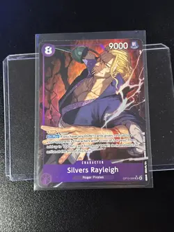 One Piece Card Game TCG Silvers Rayleigh OP13-066 Alt Art M/NM Condition - Image 1