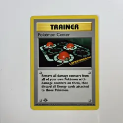 Pokemon Card 1st Edition Base Set Pokemon Center 85/102 WOTC - Image 1