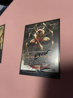 Iron Spider, Civil Warrior - Alibou, Ancient Witness (Borderless)ERROR CARD - Image 1