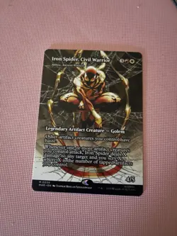 Iron Spider, Civil Warrior - Alibou, Ancient Witness (Borderless)ERROR CARD - Image 2