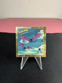 Zubat Gold Holo Hit - 1999 Series 1 Artbox Pokemon Sticker Card - NM! - Image 1