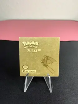Zubat Gold Holo Hit - 1999 Series 1 Artbox Pokemon Sticker Card - NM! - Image 2
