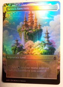 Serra's Sanctum FOIL (MISCUT) Proxy Playtest Land Card Custom Anime Sky Castle - Image 1