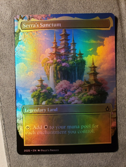 Serra's Sanctum FOIL (MISCUT) Proxy Playtest Land Card Custom Anime Sky Castle - Image 2