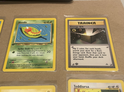 Pokemon TCG Neo Genesis First Edition - Lot of 14 Cards (wooper, kabuto, Mareep) - Image 3