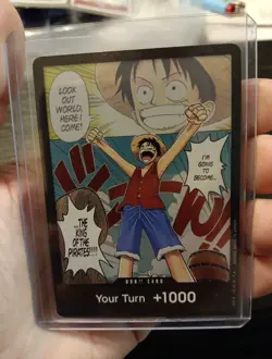 DON!! Card (Manga) (Alternate Art) Romance Dawn Foil - Image 1