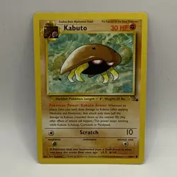 Kabuto 50/62 Fossil Set Common card Pokemon TCG WOTC 1999 MP Collectible Card - Image 1