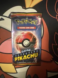 POKEMON TCG DETECTIVE PIKACHU SEALED BOOSTER PACK BRAND NEW - Image 1