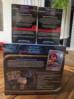 Phantasmal Flames Pokemon Center ETB Elite Trainer Box & Two Booster Bundles - Image 2